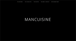 Desktop Screenshot of mancuisine.com