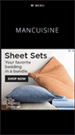 Mobile Screenshot of mancuisine.com